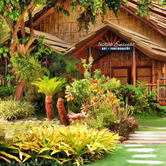 12x18 Clydesdale Horse Landscape Fantasy Home Composite Oil Painting Art Print - Picture 3 of 7